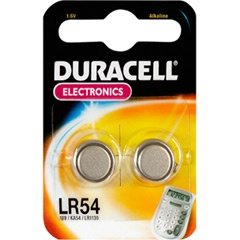 Knopfzelle Duracell LR54 KA54 AG10 LR113