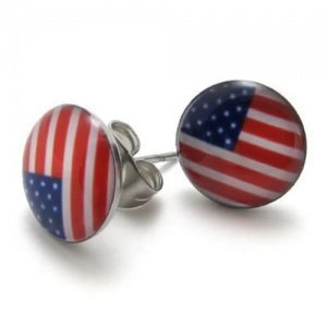 Unisex-Ohrringe Amerika