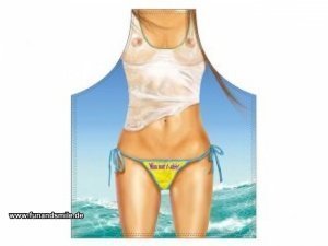 Koch/Grill Schürze Miss wet T-Shirt