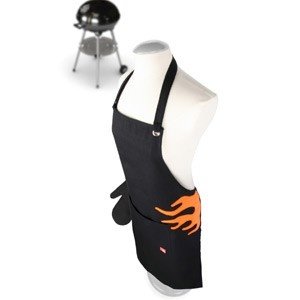 Koch- und Grillschürze aus Baumwolle mit