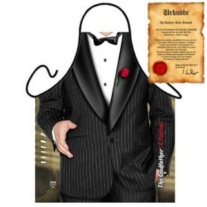 Koch und Grillschürze mit Smoking! 007! 