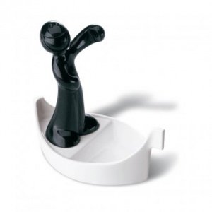 Kochlöffelständer Luigi solid schwarz