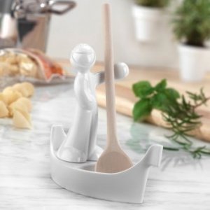 Kochlöffelständer Luigi solid weiß