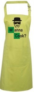Kochschürze, Breaking Bad White Cook Wanna cook, Chemistry Walter, kult, Farbe lime