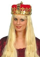 Königinnen Krone, gold-rot