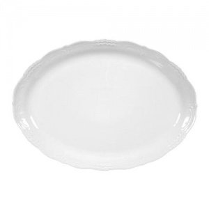 Königlich Tettau Ariadne Weiss Platte Ov