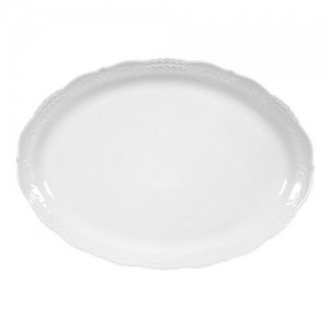 Königlich Tettau Ariadne Weiss Platte Ov