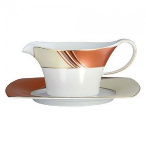 Königlich Tettau Jade Cyprio Sauciere mi