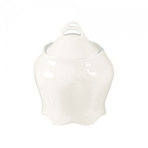 Königlich Tettau Rubin Cream Zuckerdose 