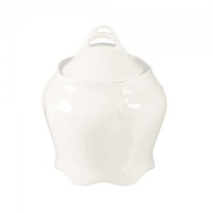 Königlich Tettau Rubin Cream Zuckerdose 