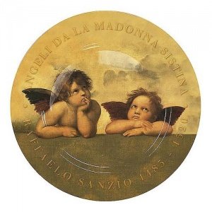 Könitz Kunst Platzteller Madonna Sistina