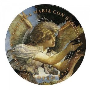 Könitz Kunst Platzteller Maria con Bambi