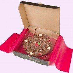 Köstliche Schokoladenpizza