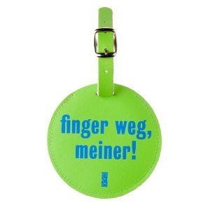 Kofferanhänger Finger weg