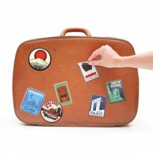 Kofferaufkleber World Edition 16er Set