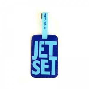 Kofferschild Jet Set von Tepper Jackson