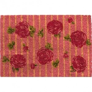Kokosfußmatte "Pink Roses"