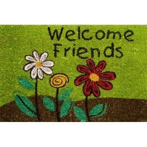 Kokosfußmatte "Welcome Friends"