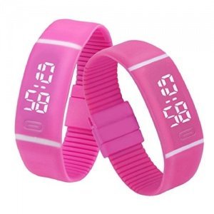 Kolylong Gummi LED Uhr