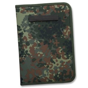 Kommandeurs Schreibmappe A4 flecktarn