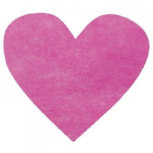 Konfetti Herz, fuchsia