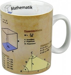 Könitz Kaffee-/ Wissensbecher Mathematik im Geschenkkarton