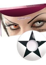 Kontaktlinse Black Star White