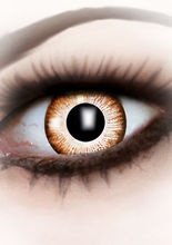 Kontaktlinsen Korona orange-weiss