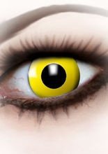 Kontaktlinsen Krähe gelb