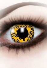 Kontaktlinsen Leopard gelb-schwarz