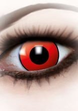 Kontaktlinsen Manson rot-schwarz