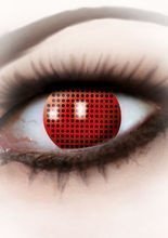 Kontaktlinsen Pixel rot