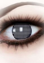 Kontaktlinsen Pixel schwarz