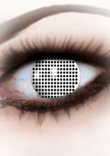 Kontaktlinsen Pixel weiss