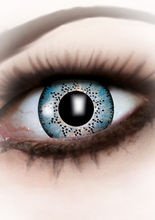 Kontaktlinsen Punkte hellblau