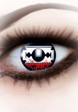 Kontaktlinsen Rasierklinge weiss-schwarz