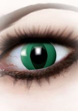 Kontaktlinsen Schlange grün-schwarz