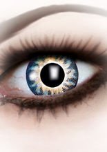 Kontaktlinsen Stern orange-blau