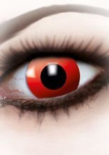 Kontaktlinsen Teufel rot