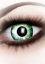 Kontaktlinsen Tribal grün-weiss