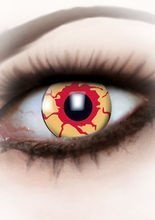 Kontaktlinsen blutig