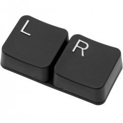 Kontaktlinsenbehälter in Tastaturdesign