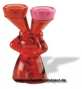 Kontaktlinsenbox LUKE transp. rot von Ko