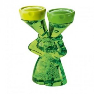 Kontaktlinsenbox Luke transparent grün