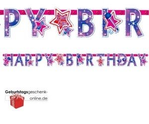 Konturen-Girlande, Grußkette *Rockstar*