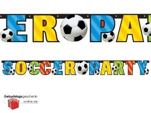 Konturen-Girlande, Grußkette *Soccer Par