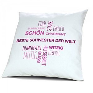 Kopfkissen Beste Schwester der Welt
