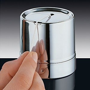 Kordelbox / Fadenspender aus Edelstahl m