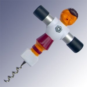 Korkenzieher ´´Fallrückzieher´´ - Rot/We