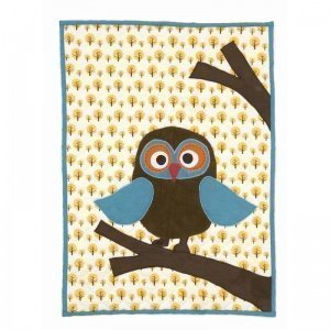 Krabbeldecke Quilt Motiv Eule